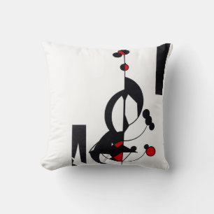 Red Geo Pillow