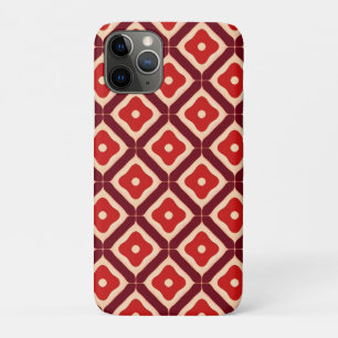 Red Geometric Abstract Design Case-Mate iPhone Case