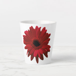 Red Gerbera Daisy Mother's Day Latte Mug
