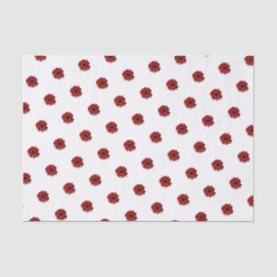 Red Gerbera Daisy Mother's Day Tissue Paper