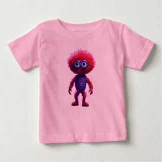 "Red Germ Monster Baby T-Shirt" Baby T-Shirt