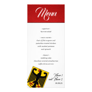 Red Germany Passport Menu