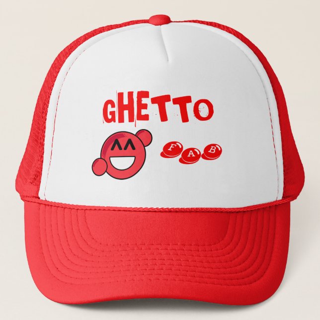 Red GF Trucker Hat (Front)