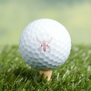 Red Ghost Dance Buffalo Bridgestone e6 golf balls