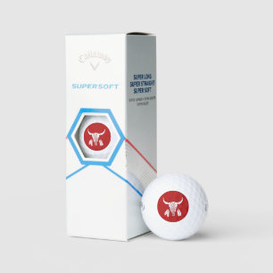 Red Ghost Dance Buffalo  Callaway Soft golf balls