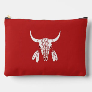 Red Ghost Dance Buffalo pouch