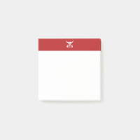 Red Ghost Dance Buffalo red white note pads