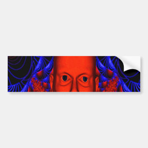 Red Ghoul Bumper Sticker