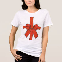 Red Gift Bow for the Holidays on