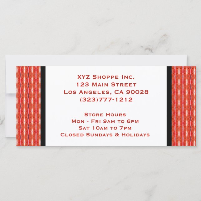 red gift certificate (Front)