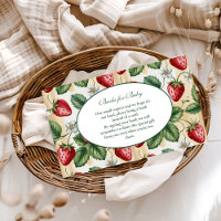 Red Gingham Berry Books for Baby 