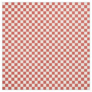 Red Gingham Fabric
