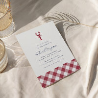Red Gingham | Lobster Bake Engagement Party