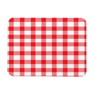 Red Gingham Magnet