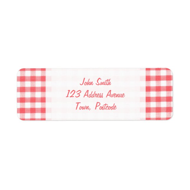 Red Gingham Pattern (Front)
