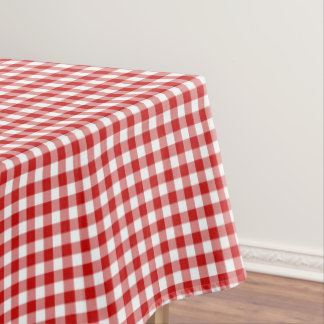 Red Gingham Tablecloth