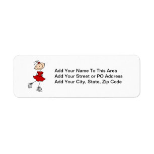 Red Girl Ice Skater T-shirts and Gifts