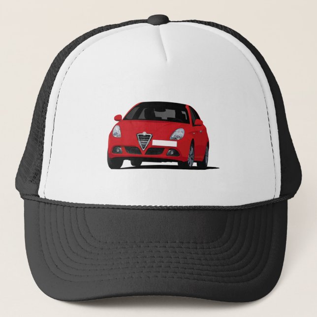 Red Giulietta Trucker Hat (Front)