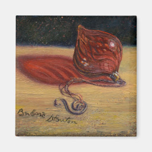 "Red Glass Ornament" Magnet