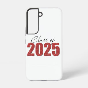 Red Glitter Class of 2025 Samsung Galaxy Case