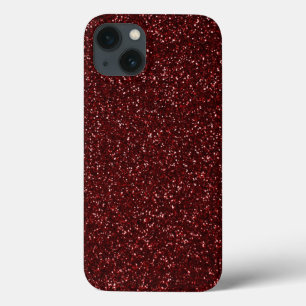 Red Glitter Effect 2 iPhone 13 Case