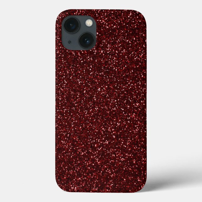 Red Glitter Effect 2 Case-Mate iPhone Case (Back)