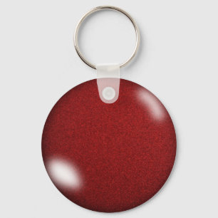 Red Glitter  Key Ring