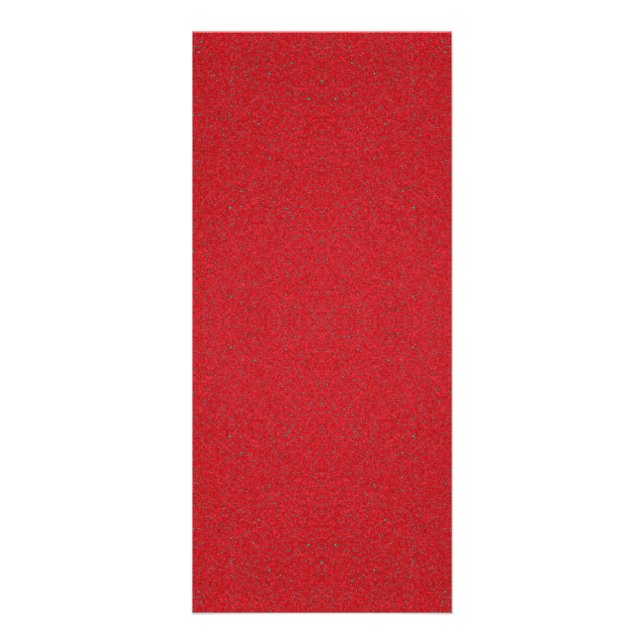 Red Glitter & Matte 4″×9″ Custom Rack Cards (Front)