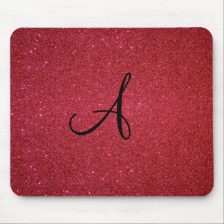 Red glitter mouse pad