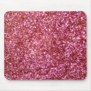 Red Glitter Mousepad