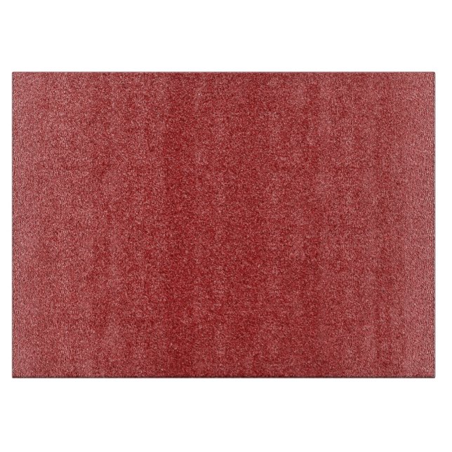 Red Glitter, Sparkle, Glitter Background Cutting Board (Front)