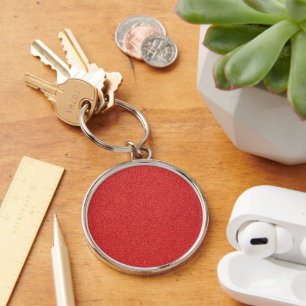 Red Glitter, Sparkle, Glitter Background Key Ring
