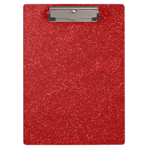 Red Glitter, Sparkly, Glitter Background Clipboard