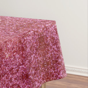Red glitter tablecloth
