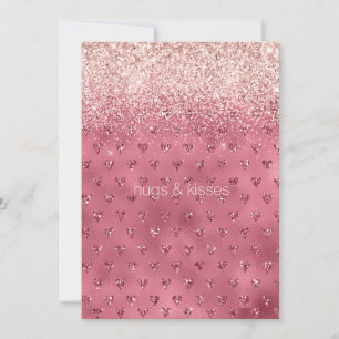 Red Glitzy Glitter Hearts
