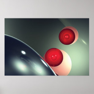 red globes poster
