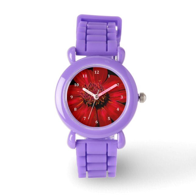 Red Glowing Daisy Watch (Front)