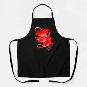 Red Glowing Mushroom Apron