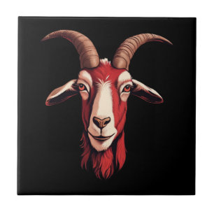 Red Goat Tile