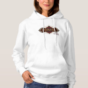 Red & Gold Art Deco Obliviate Spell Graphic Hoodie