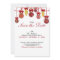 RED GOLD BAUBLES Christmas Party Save the Date