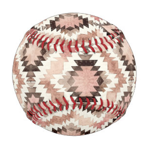 Red Gold Glitzy Confetti Abstract Baseball