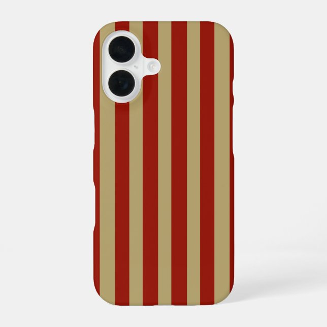 Red Gold iPhone 16 Case (Back)