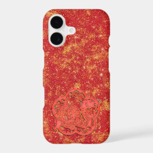 Red Gold Lunar Chinese New Year Zodiac Dragon