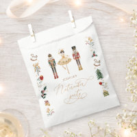 Red gold Nutcracker ballerina kids birthday party