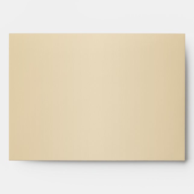Red, Gold Snowflakes Envelope for 5"x7" Sizes (Front)