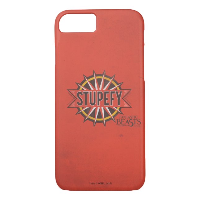 Red & Gold Stupefy Spell Graphic Case-Mate iPhone Case (Back)