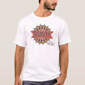 Red & Gold Stupefy Spell Graphic T-Shirt