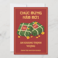 Red & Gold Vietnamese Tet 2026 Banh Chung