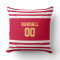 Red, Gold & White Football Team Personalised